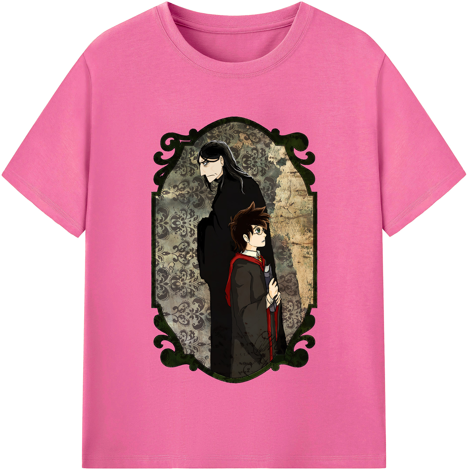（画像用） Harry Potter ハリー・ポッターシリーズ レディースカジュアルプリントTシャツ（綿100％）